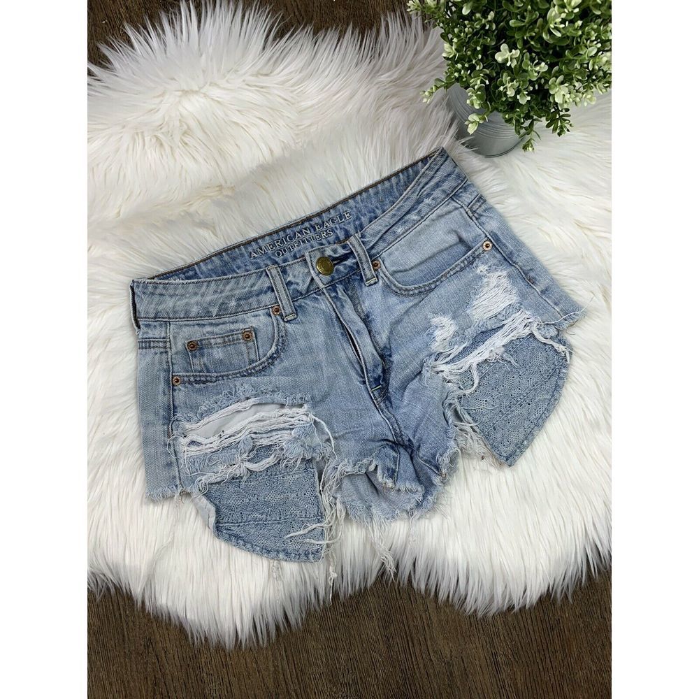 American Eagle Vintage Hi-rise Festival Shorts
